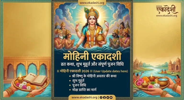 मोहिनी एकादशी 2026: व्रत कथा, शुभ मुहूर्त और संपूर्ण पूजन विधि | Mohini Ekadashi Vrat Katha